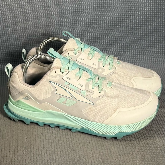 Altra Lone Peak 7 Trail Running Hiking Sneakers White Green Women’s Size 8.5 - Picture 1 of 11
